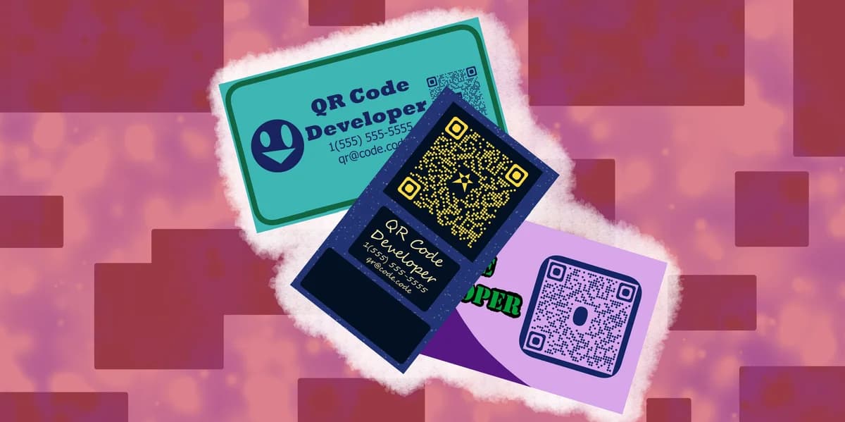 People QR code generator for contact sharing and networking