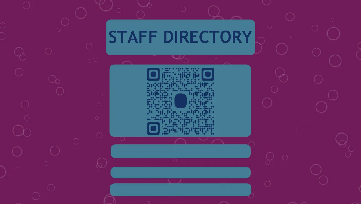 How to create a staff directory using QR codes