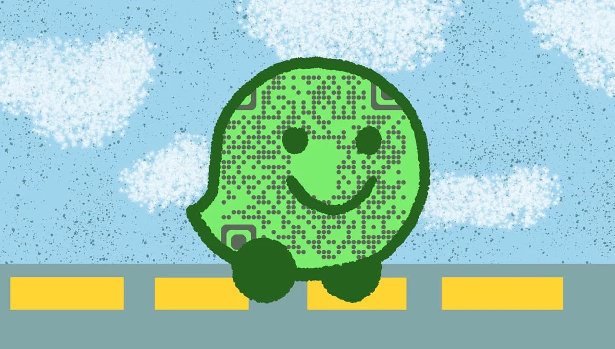Waze Navigate QR code generator for location sharing