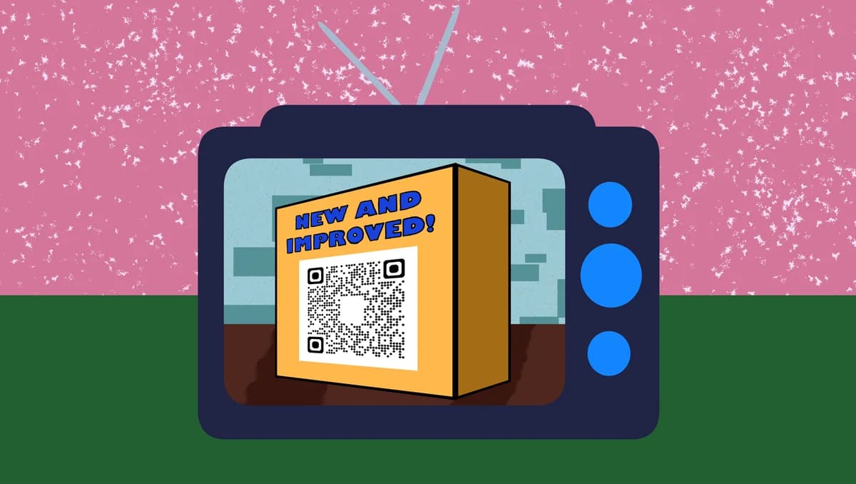 Advertisement QR codes for marketing campaigns and promotions