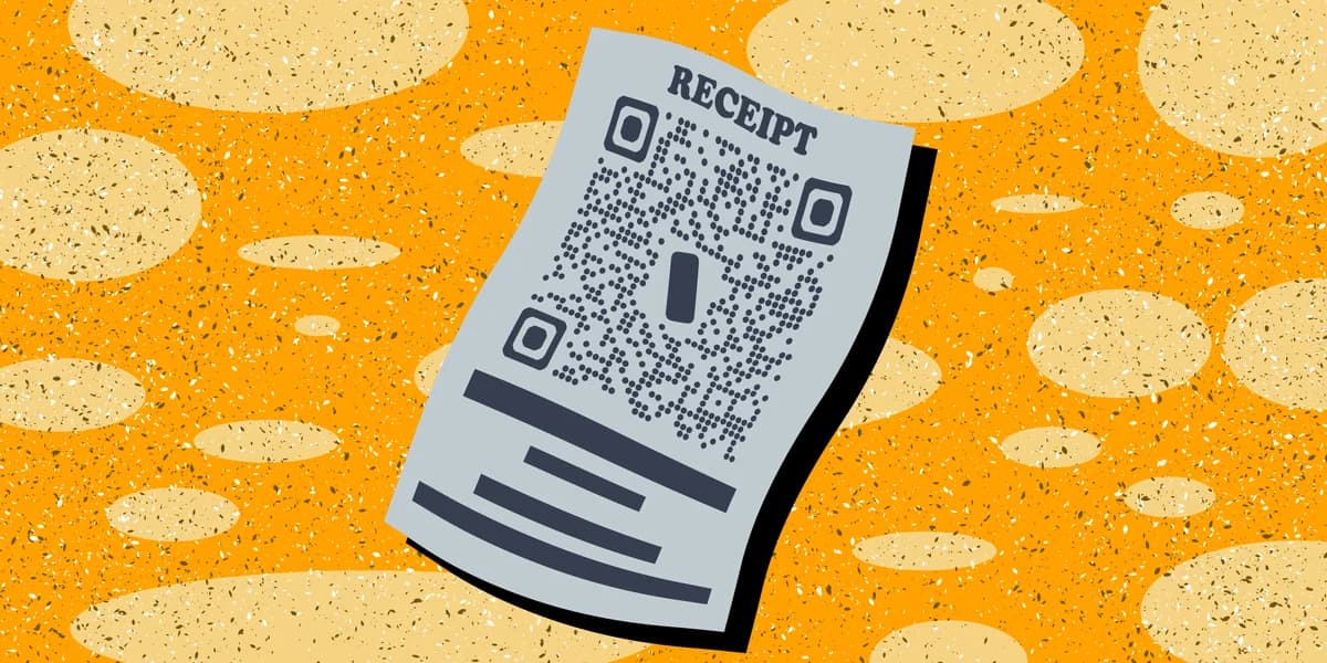 QR code on receipt: how it works and how to add one