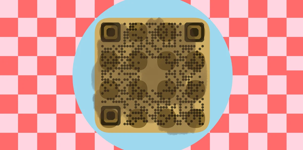 Breakfast recipe QR codes for sharing morning meals