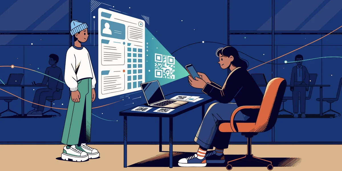 QR resume generator